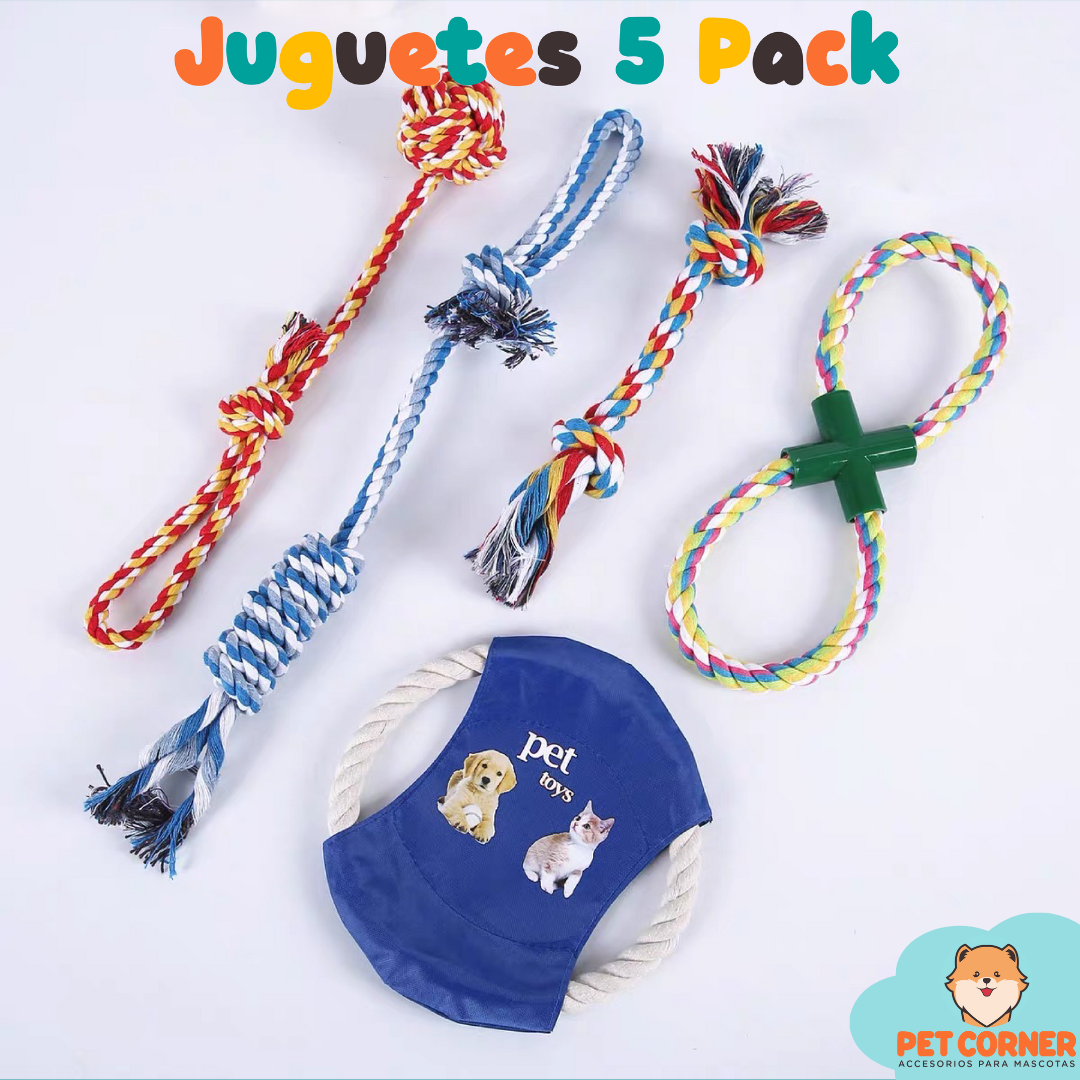 Set de Juguetes para Mascota -5 und-