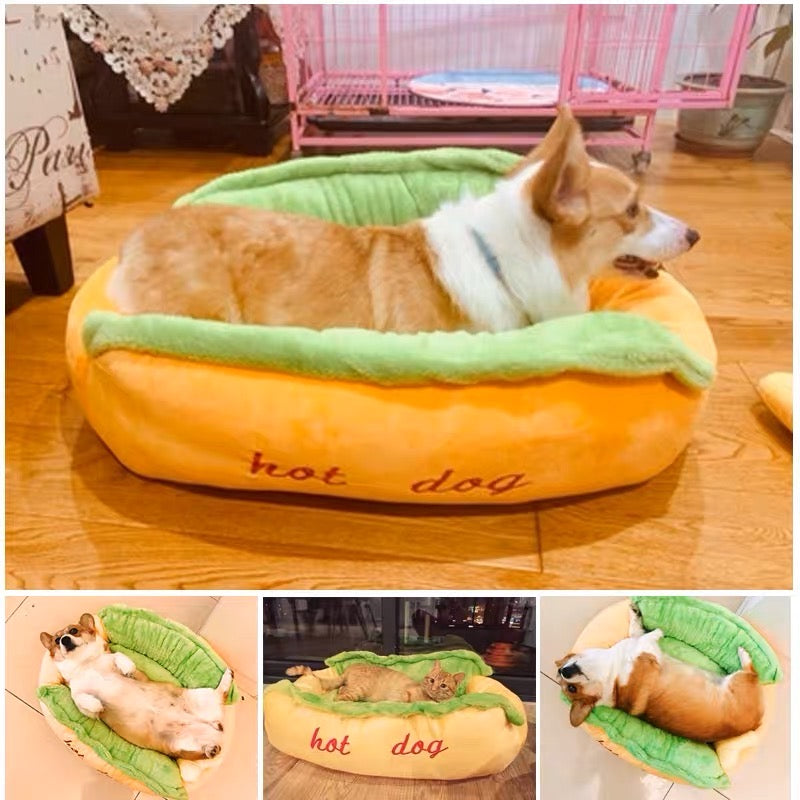 Cama tipo perro caliente para Mascotas- Hot Dog Bed