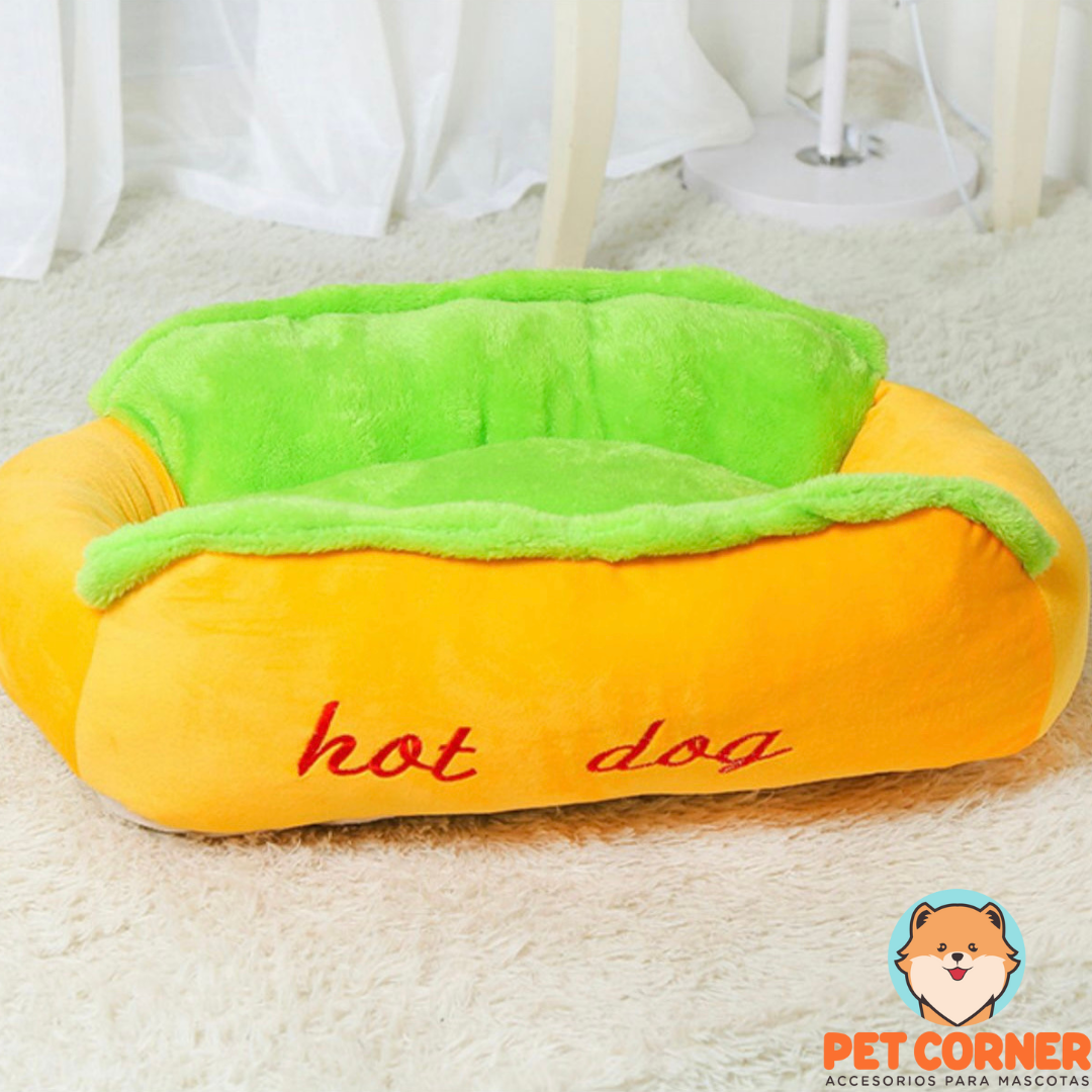 Cama tipo perro caliente para Mascotas- Hot Dog Bed